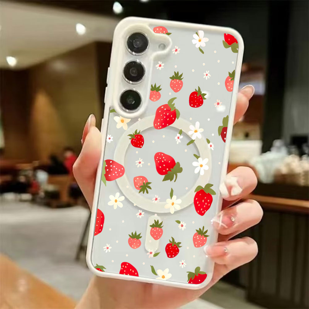 Wireless Charger - เคสโทรศัพท์แบบชาร์จไร้สายแม่เหล็ก สำหรับ Samsung Galaxy S26 S25