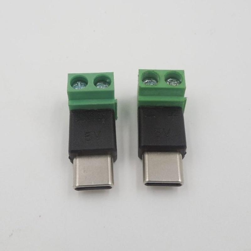Electronics And Gadgets Ce - ประเภท C ชายถึง 2Pin 5V Solderless