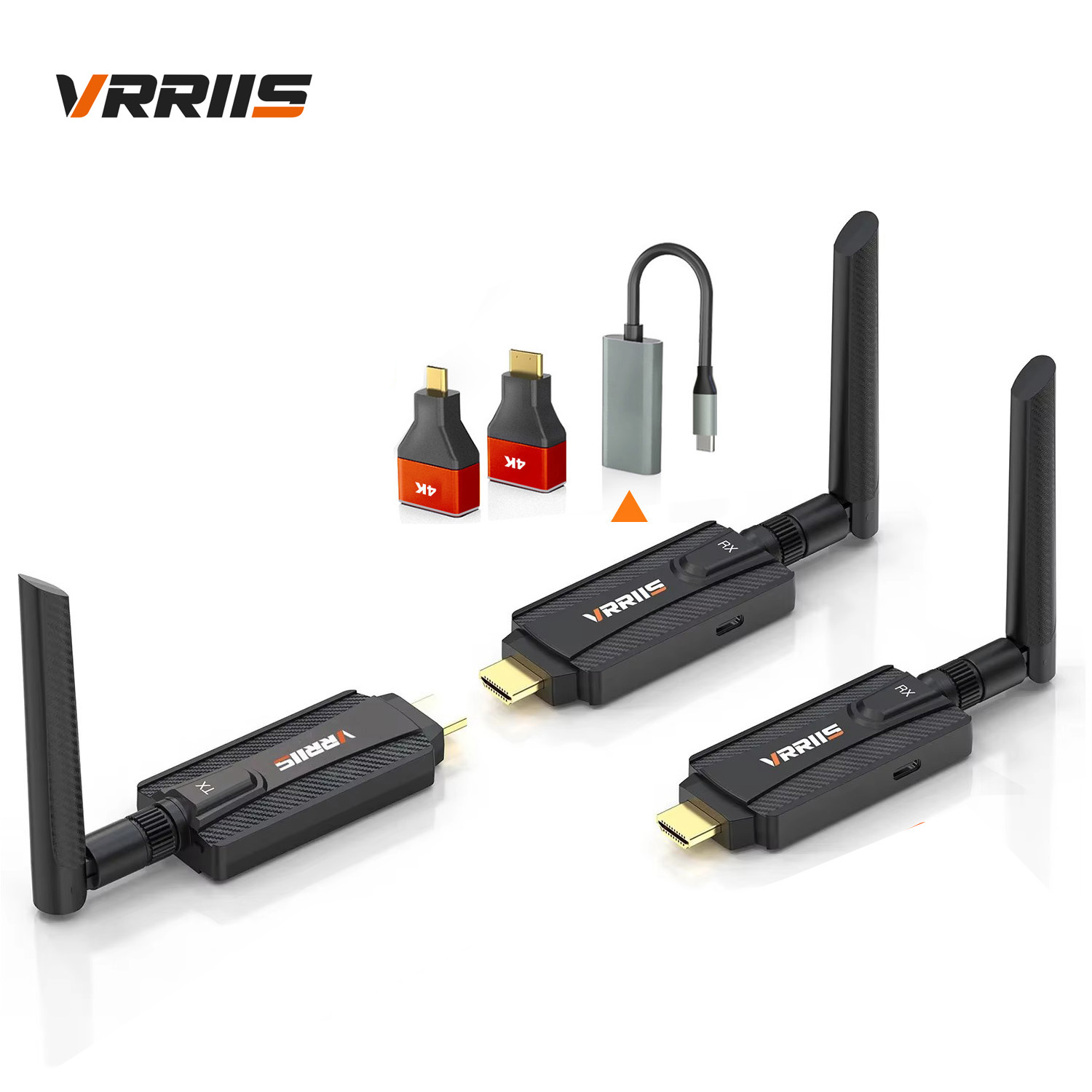 Hdmi Adapter - 5G 200M Wireless HDMI เครื่องส่งสัญญาณและตัวรับสัญญาณแล็ปท็อป PC