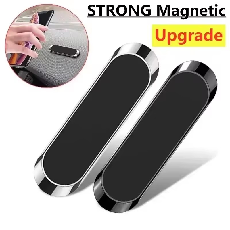 Phone Holder - ที่ยึดโทรศัพท์แม่เหล็กแบบติดรถยนต์ ที่วางโทรศัพท์ในรถยนต์ วัสดุโลหะผสมสังกะสี แม่เหล็กสำหรับยึด GPS ในรถยนต์