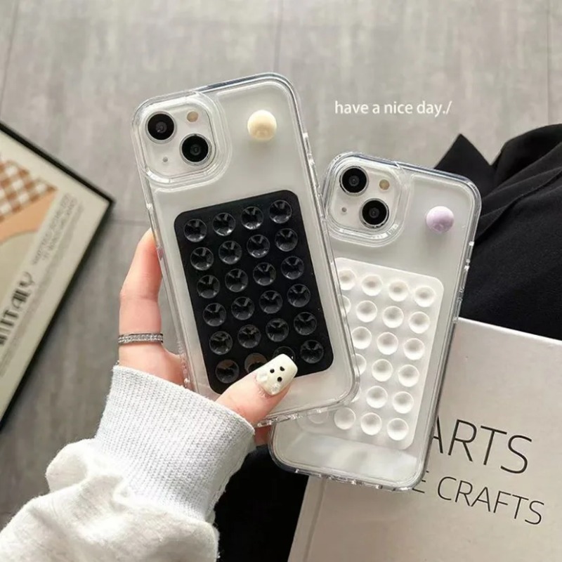 Phone Holder - แผ่นรองโทรศัพท์ซิลิโคนแบบดูดติดผนัง อเนกประสงค์ ทรงสี่เหลี่ยม กันลื่น ติดด้านเดียว พร้อมสติกเกอร์ด้านหลัง