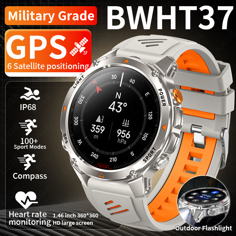 Smart Watch - นาฬิกาสมาร์ทวอทช์ LIGE รุ่นทนทาน พร้อม GPS ติดตามตำแหน่ง