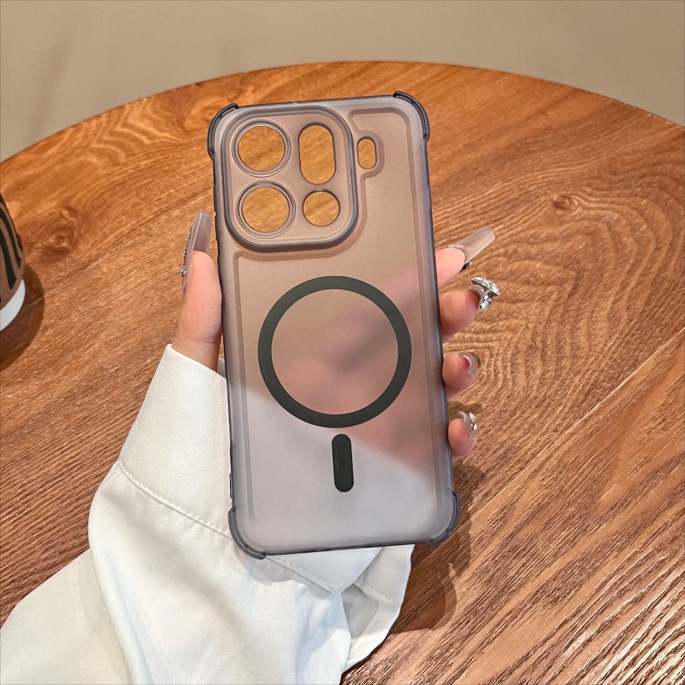 Oppo Find X8 - เคสโทรศัพท์แม่เหล็กผิวสัมผัสนุ่มด้านแบบเรียบง่าย สำหรับ OPPO Find X9 X8
