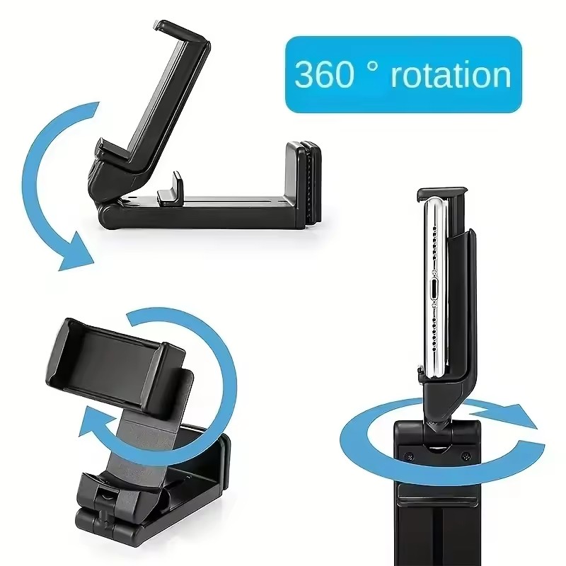 Phone Holder - ขาตั้งสมาร์ทโฟนอเนกประสงค์สำหรับที่นั่งรถไฟ ปรับระดับได้ ใช้ถ่ายเซลฟี่ ที่วางโทรศัพท์สำหรับเครื่องบิน พกพาสะดวก ใช้ได้บนโต๊ะเดินทางและในเที่ยวบิน