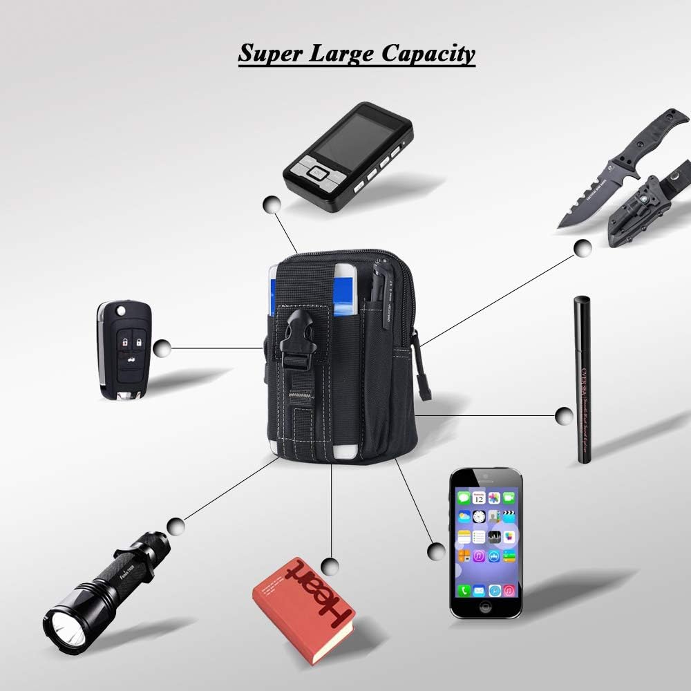 กระเป๋าคาดเอวแบบยุทธวิธี Molle - Phone Holder บทวิจารณ์และราคา