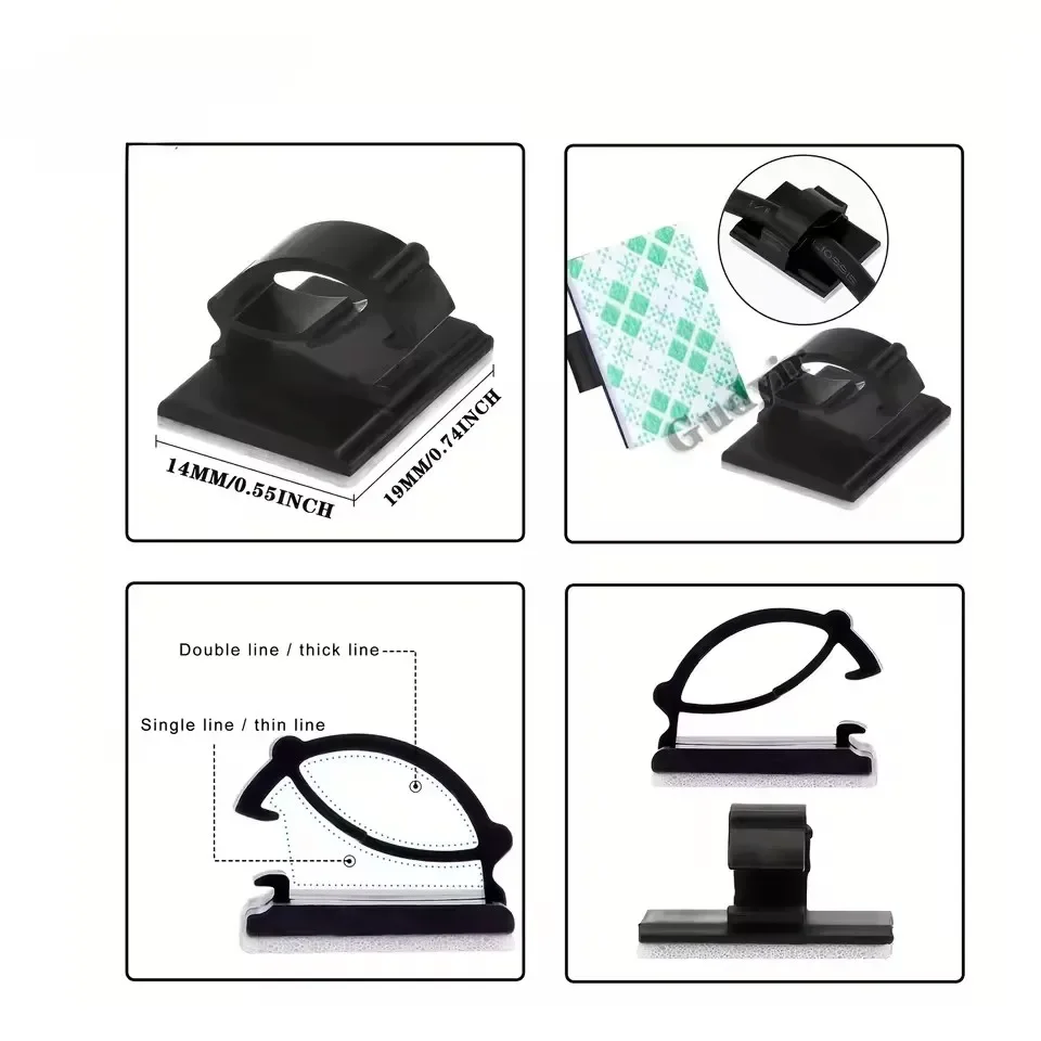 ที่หนีบสายชาร์จในรถยนต์แบบมีกา - Cable Organizer บทวิจารณ์และราคา