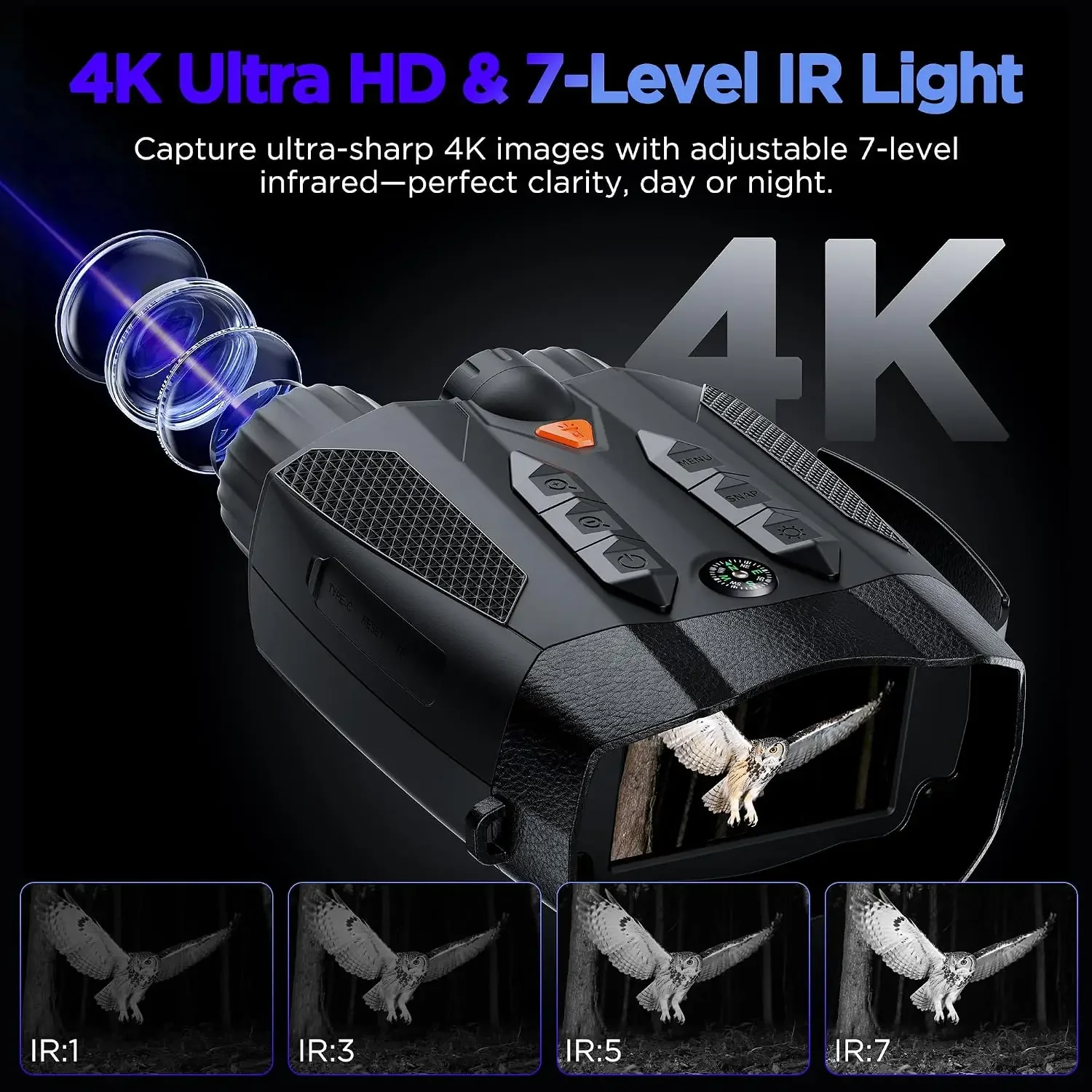 แว่นตาอินฟราเรดสำหรับผู้ใหญ่ 4 - Electronics Gadgets For Gift บทวิจารณ์และราคา