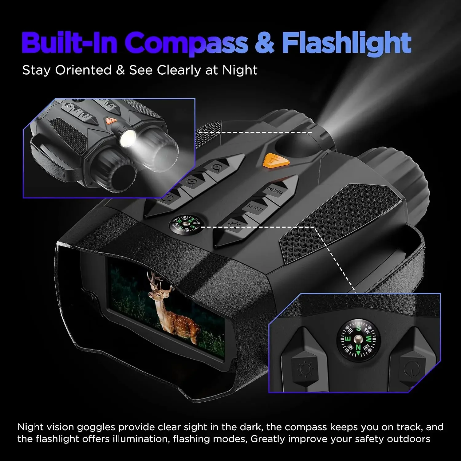 แว่นตาอินฟราเรดสำหรับผู้ใหญ่ 4 - Electronics Gadgets For Gift บทวิจารณ์และราคา