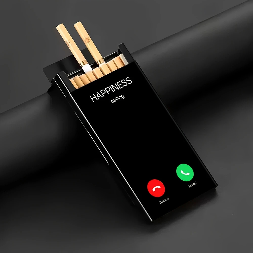 กล่องบุหรี่โลหะทรงบาง ฝาเลื่อน - Phone Holder บทวิจารณ์และราคา