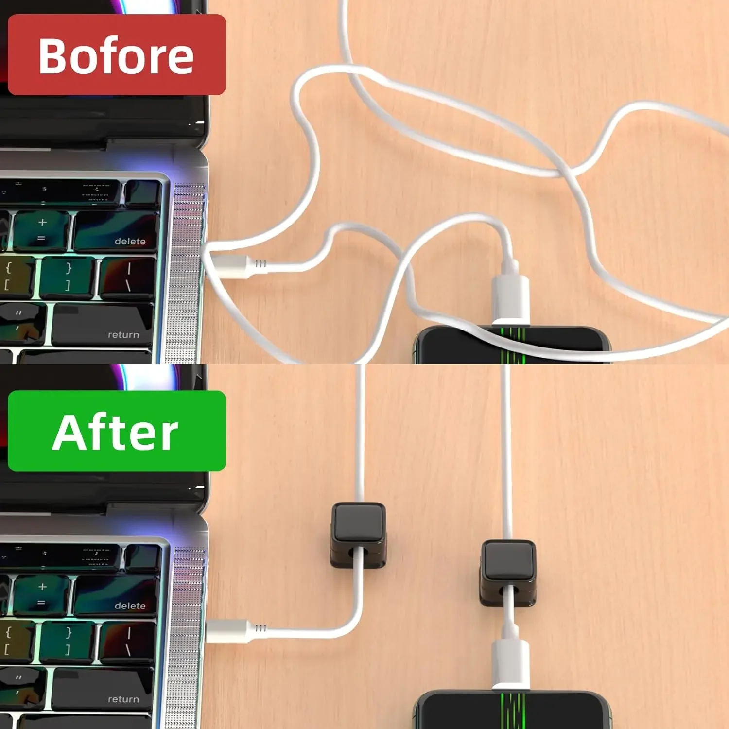 ที่จัดสายเคเบิลขนาดเล็ก ที่ยึด - Cable Organizer บทวิจารณ์และราคา