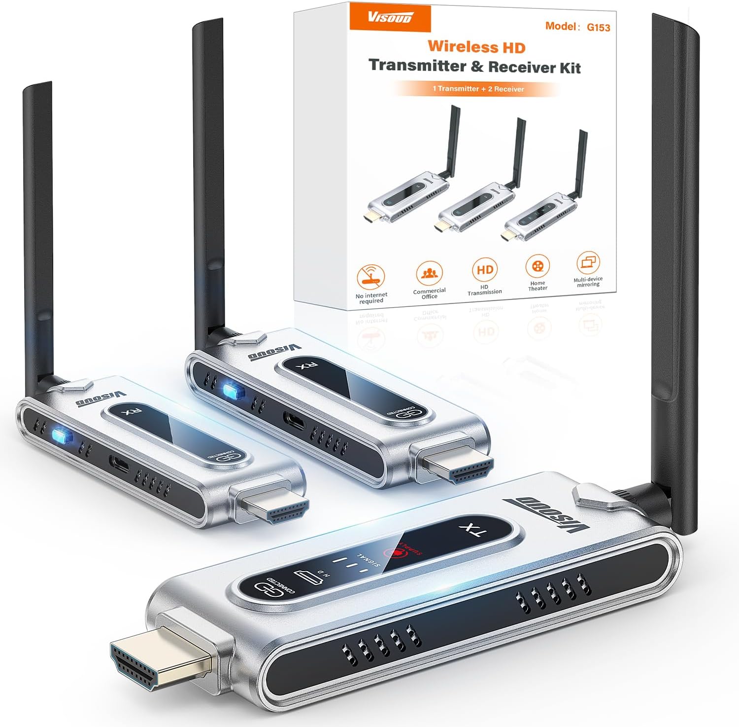 เครื่องส่งสัญญาณ HDMI ไร้สายแล - Hdmi Adapter บทวิจารณ์และราคา