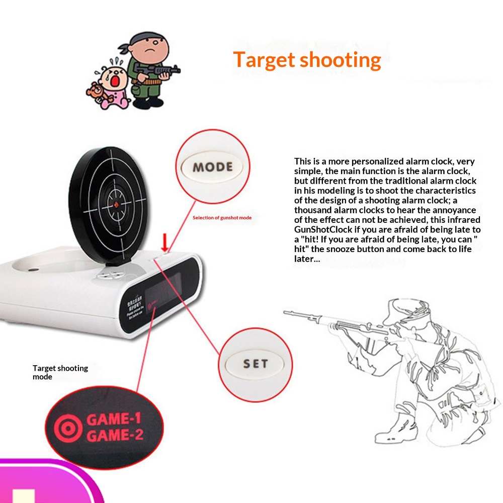นาฬิกาตั้งโต๊ะอิเล็กทรอนิกส์ น - Electronics Gadgets For Gift บทวิจารณ์และราคา