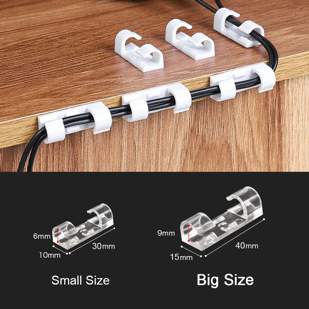 คลิปจัดระเบียบสายเคเบิลขนาดเล็ - Cable Organizer บทวิจารณ์และราคา
