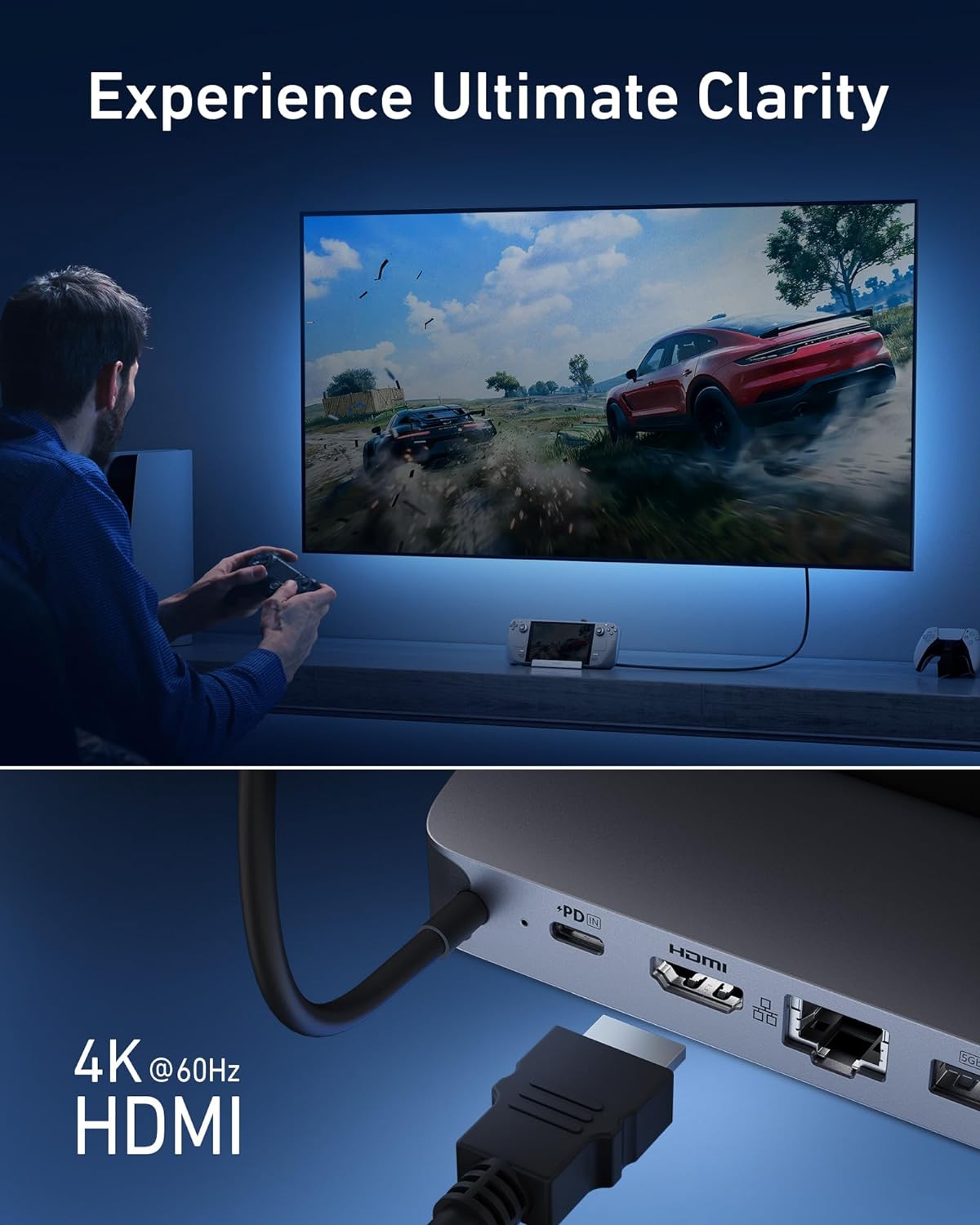 สถานีชาร์จ Anker สำหรับ Steam  - Usb Hub บทวิจารณ์และราคา