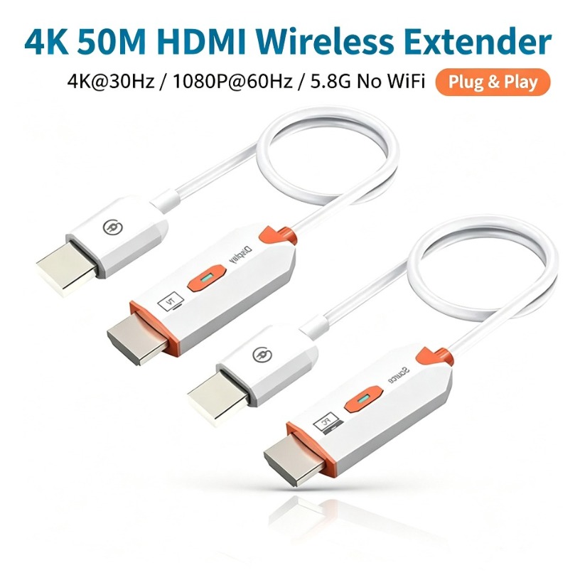 ตัวส่งสัญญาณและตัวรับสัญญาณไร้ - Hdmi Adapter บทวิจารณ์และราคา