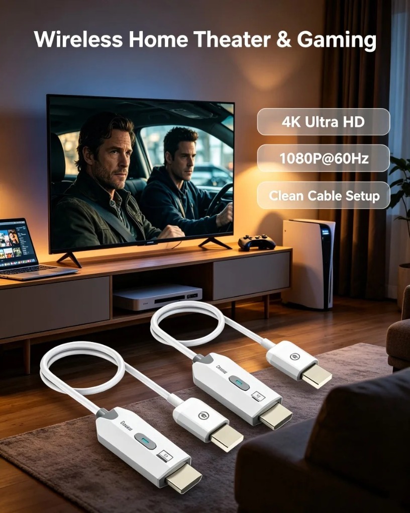 ตัวส่งสัญญาณและตัวรับสัญญาณไร้ - Hdmi Adapter บทวิจารณ์และราคา
