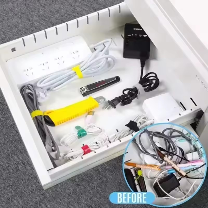 สายรัดสายเคเบิลแบบใช้ซ้ำได้ 10 - Cable Organizer บทวิจารณ์และราคา