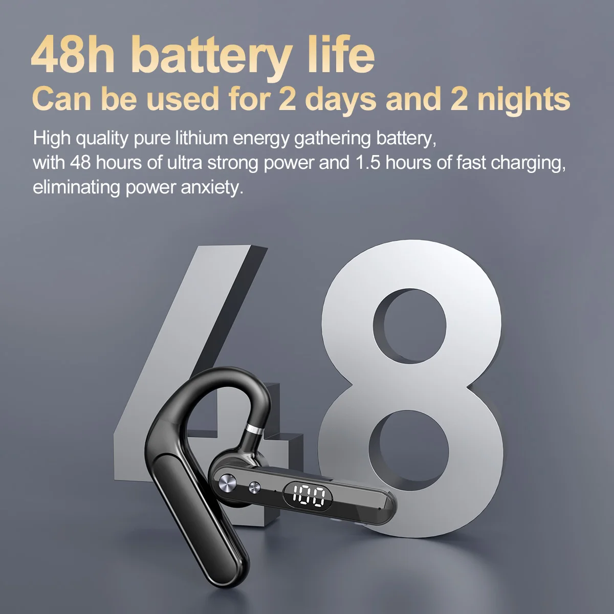หูฟังไร้สายบลูทูธพร้อมไมโครโฟน - Headphones Wireless บทวิจารณ์และราคา