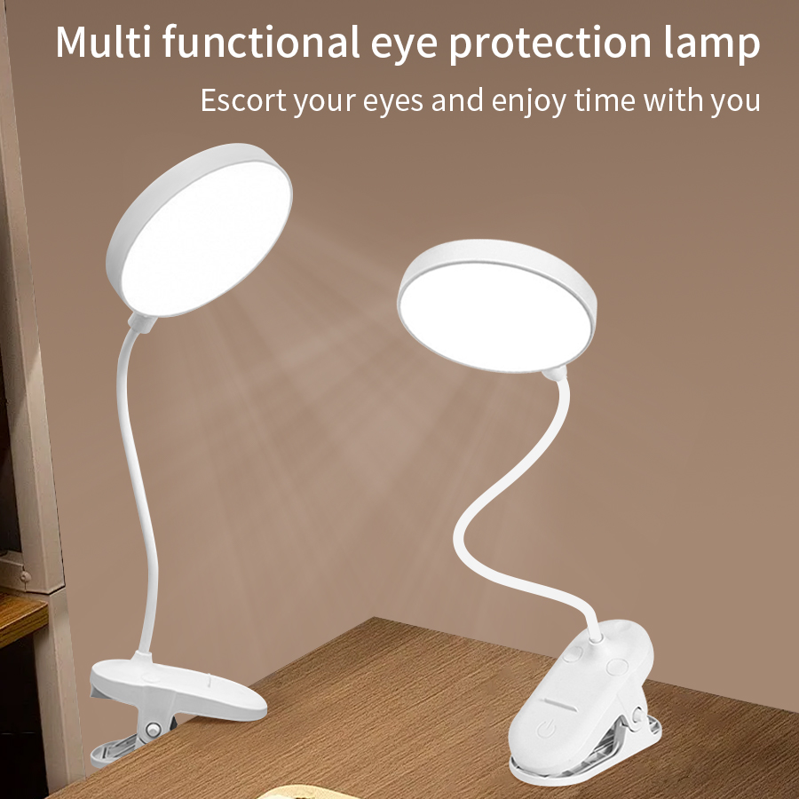 โคมไฟตั้งโต๊ะแบบหนีบ LED 360 ° - Phone Holder บทวิจารณ์และราคา