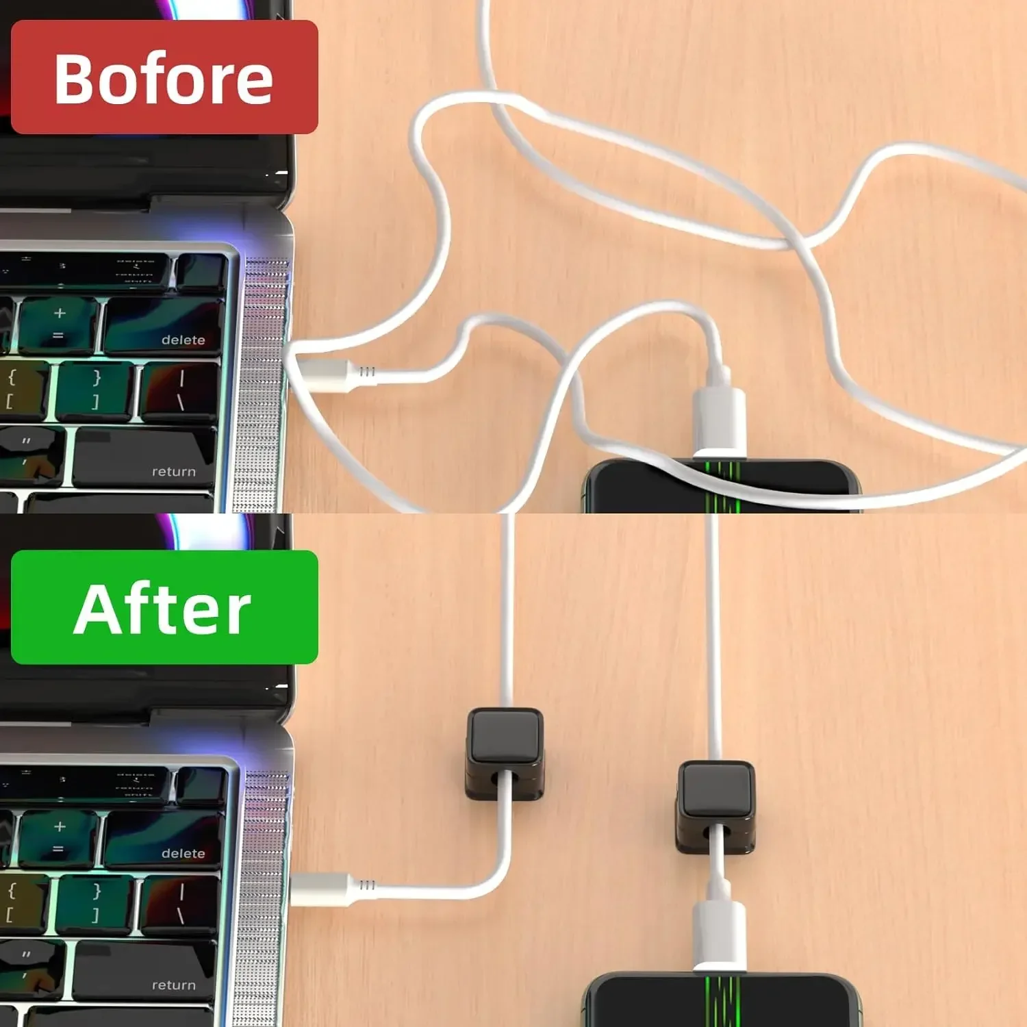 ที่จัดสายเคเบิลขนาดเล็ก ที่ยึด - Cable Organizer บทวิจารณ์และราคา