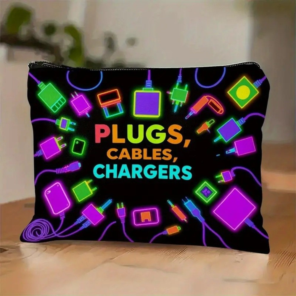 กระเป๋าเก็บสายชาร์จผ้าแคนวาสลา - Cable Organizer บทวิจารณ์และราคา